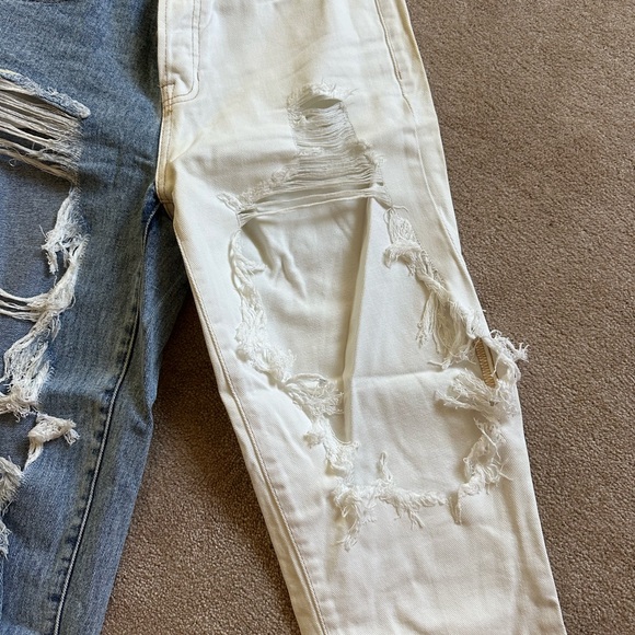 PacSun Ripped High Rise Straight Jean - Picture 2 of 6